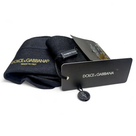 Dolce & Gabbana Men’s Silk Socks Black XL Made in Italy NWT Luxury Designer 0004 - Picture 9 of 11